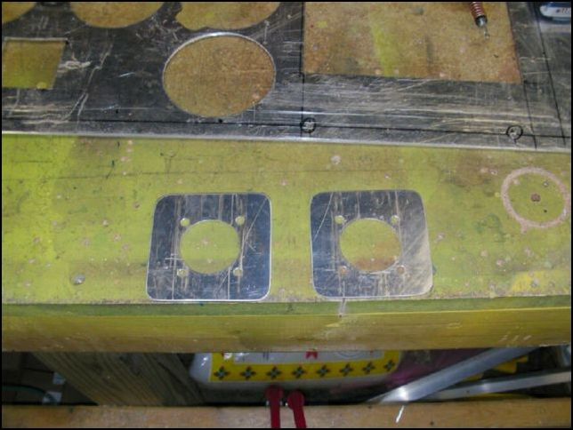 Cut out bearing plates, round off corners and deburr