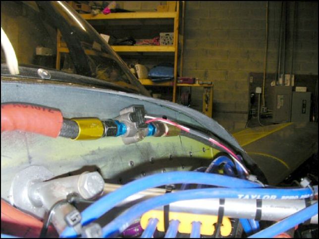 Install the fuel flow sensor.