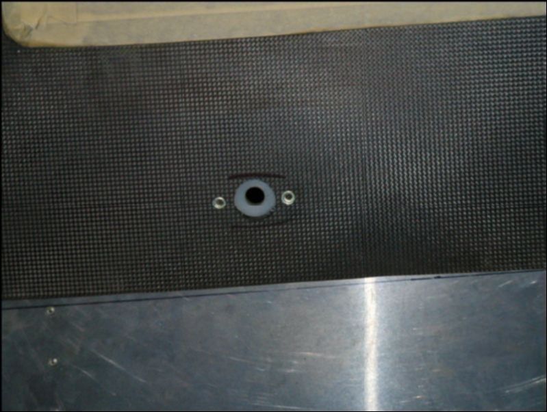 Drill holes for door latch screws and install rivnuts.