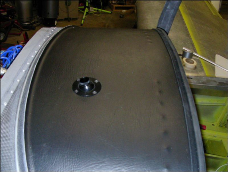 Install defrost tube and vent.  I used an eyeball vent so that I can direct the air where ever I want it.