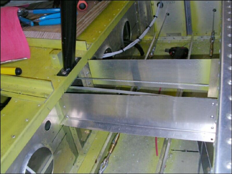 Trim the center channel sides so that the floor will clear the control cables.  I really hate the rear seat in this aircraft.  It is WAY too small and has no leg room so I guess it will be for children only.  My CH-300 had more room in the rear seat so this really upsets me.