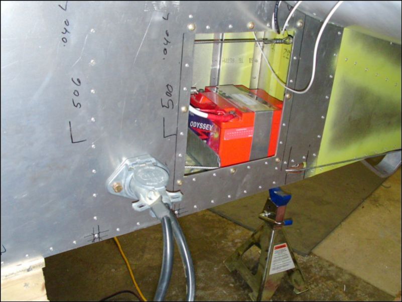 Install external power plug.