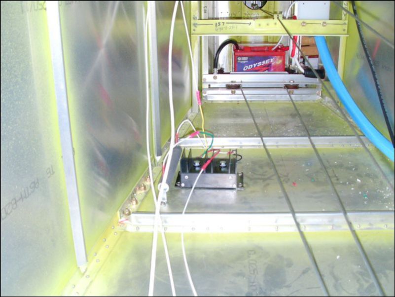Install tail beacon power pack.