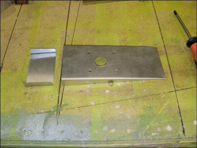 Fabricate mounting plates for both GPS antennas