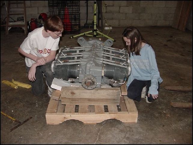 This is the engine I am going to use for my CH-640.  It is a Lycoming O-540 260 HP.  I know it is a bit too large, but Zenair is working with me to make sure that we can safely use this engine in this aircraft.  They are going to make a custom engine mount for me very soon.