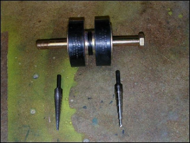 Barry mount 94110-02 modified for AN8 bolt