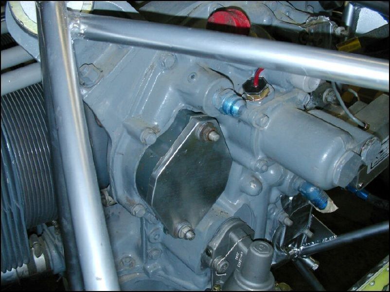 Installed cover over left mag location.