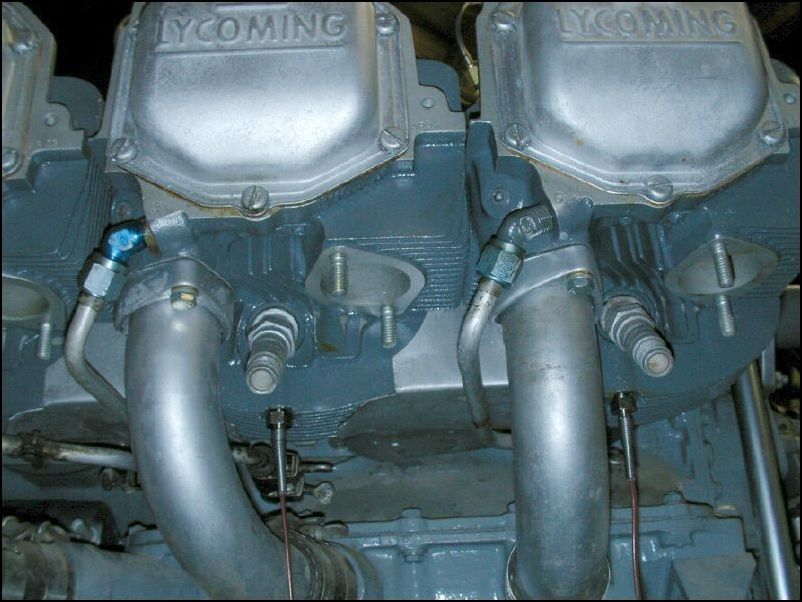 Installed CHT probes for all six cylinders