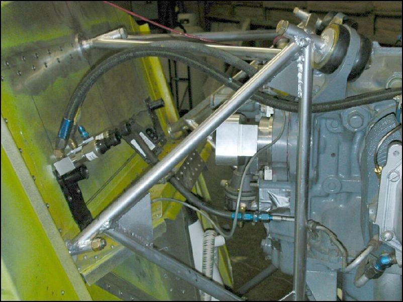 Installed manifold preasure probe, fuel preasure probe, and oil preasure probe