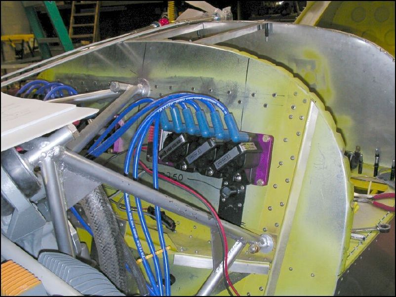 Install electronic ignition units to firewall.