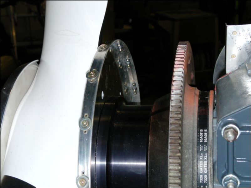 Remove spinner and install nuts to the spinner plate.