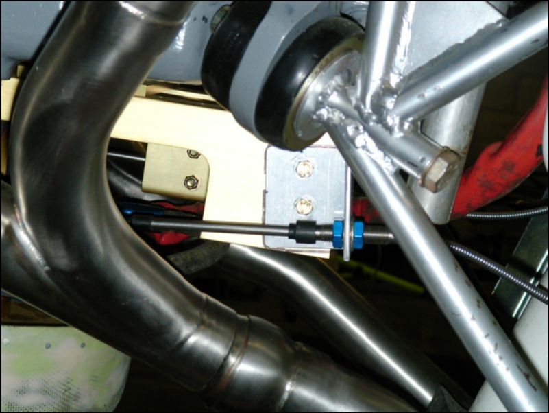 Connect the mixture cable linkage.