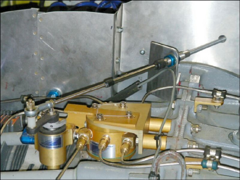 Connect the purge cable linkage.