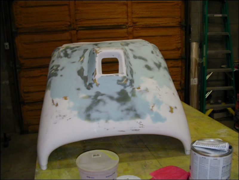 Sand lower cowling smooth with 220 sand paper.