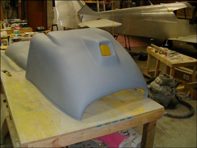 Prime the cowling then sand out or fill in any spots that need a little touch up and prime again.