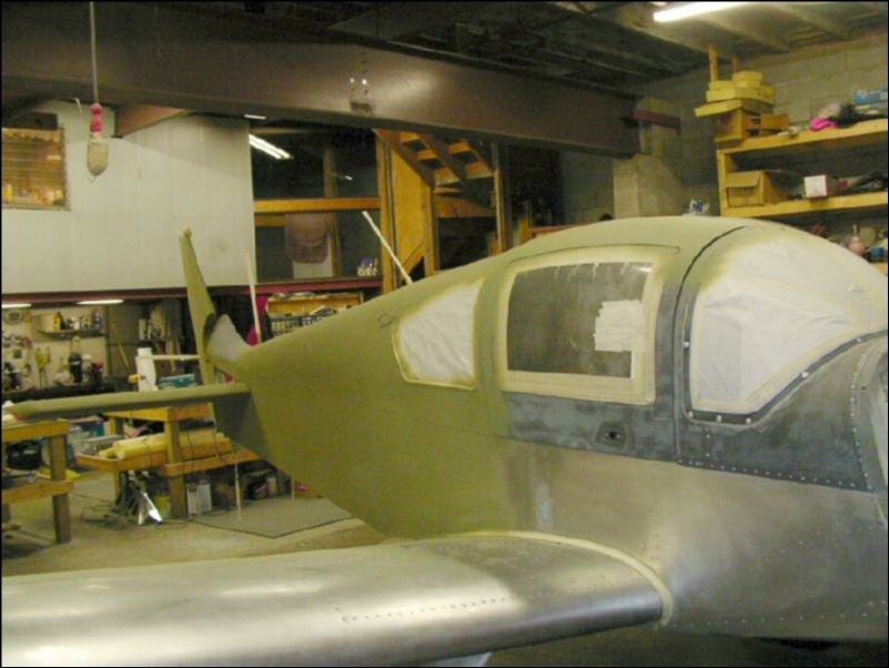 Aircraft is being primed.