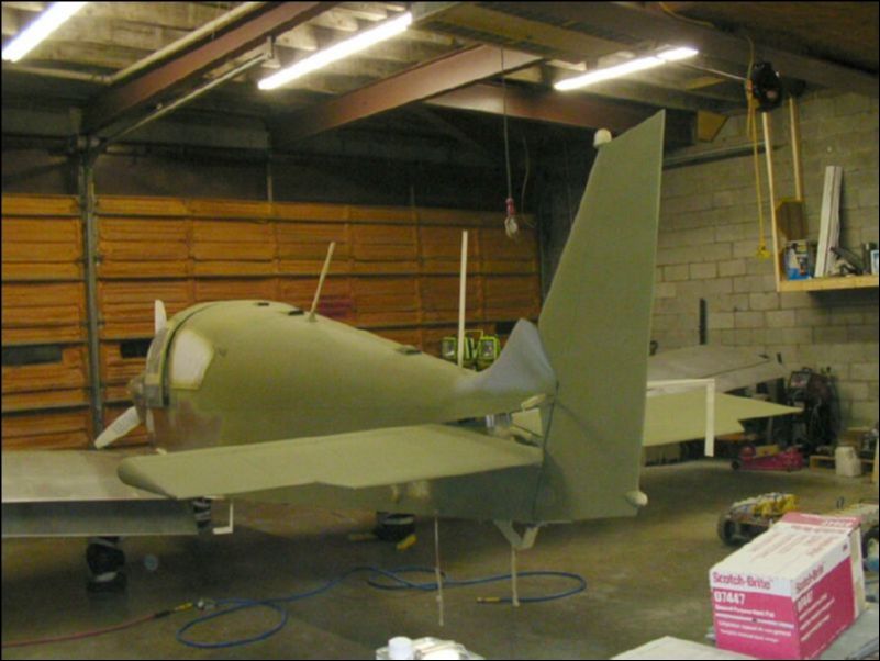 Aircraft is being primed.