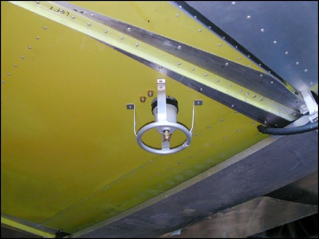 Install gascolator and shield.