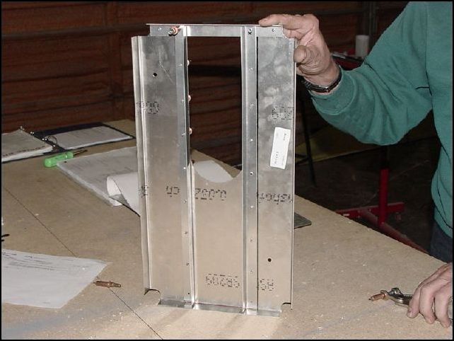 standard L's clecoed in place