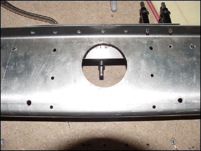 Mark 20-F-16-10 through gear bearing hole in 20-F-16-1