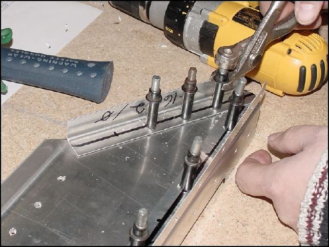 clamp 20-F-16-12 to 20-F-16-1, drill and cleco.  You may need to trim 20-F-16-12 to fit correctly