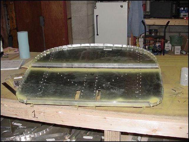 This is the back of the completed firewall.