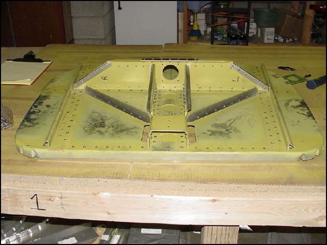 This is the front of the completed firewall.