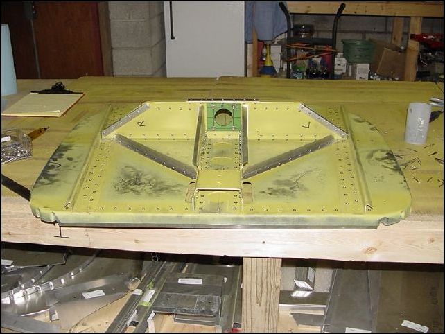 This is the front of the completed firewall.