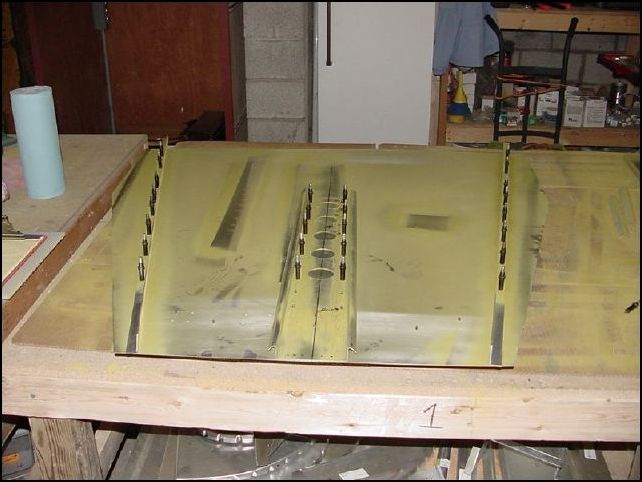 Cleco parts in place.. DO NOT RIVET AT THIS TIME!