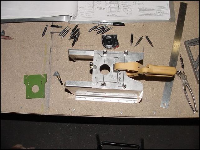 Image 2 of - Position diaphrams to main assembly so that the A6 rivet holes are lined up in the center of 20-F-15-4 (angles).