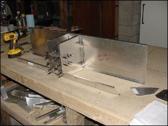 another image of all parts up to this point clecoed in place.  We like to show you as many angles as we can.