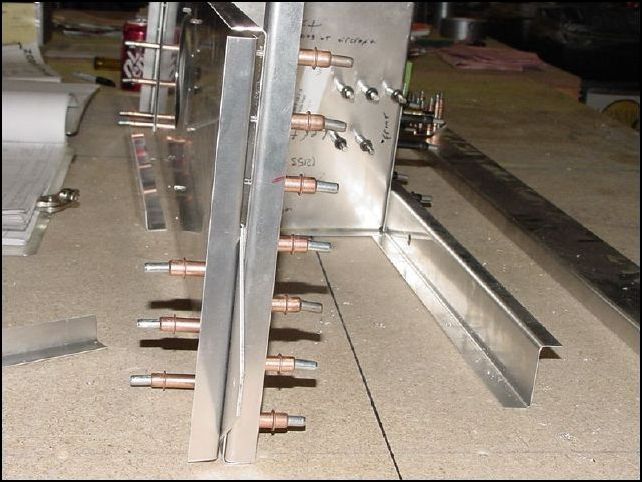 Image showing rear upright clecoed in place.