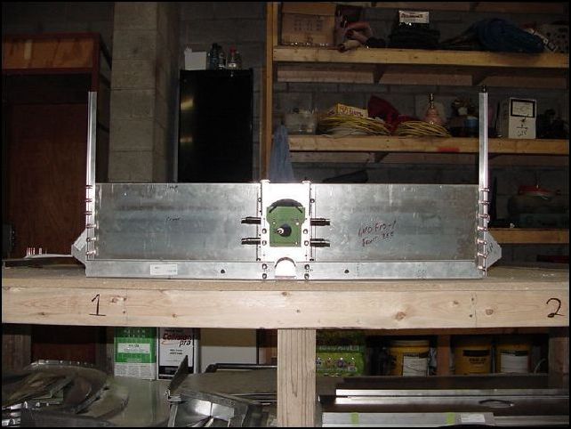 Front view of all parts up to this point clecoed in place.