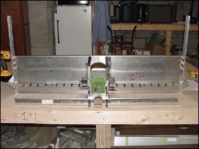 Front of assembly, ready to be deburred and primed.