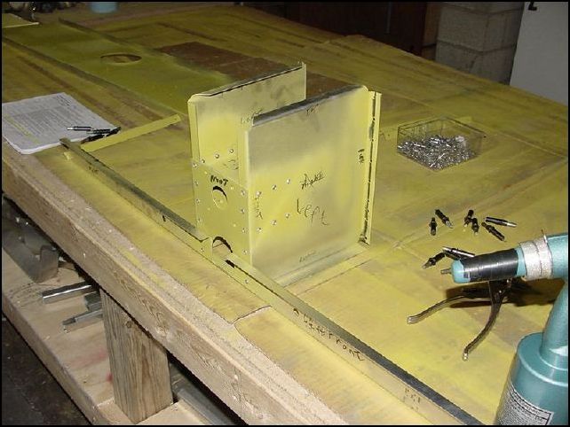 The next few pictures are the order that I did my riveting.