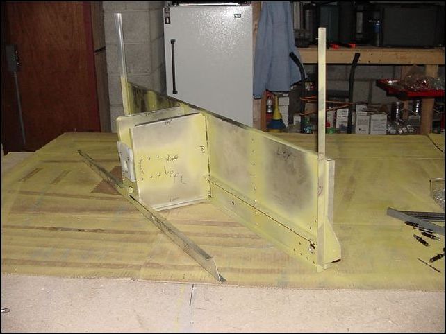 Completed assembly side view.