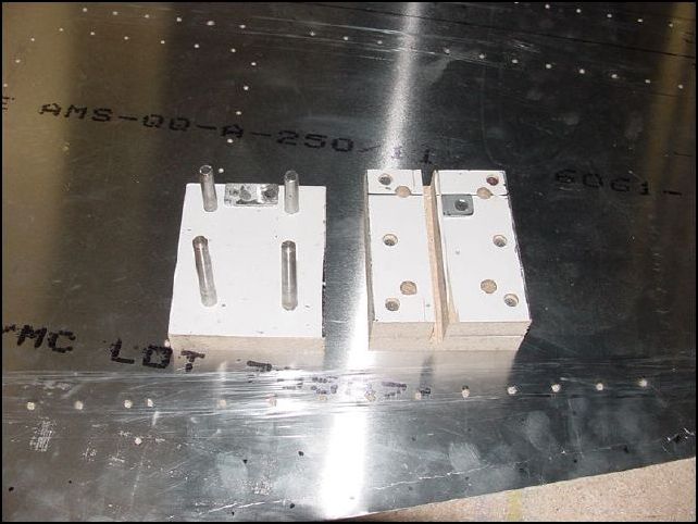 I made a simple press to jog the ends of the Ls and Zs