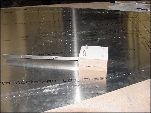 This shows an L in my simple press.  I then put this in a vise to jog the end