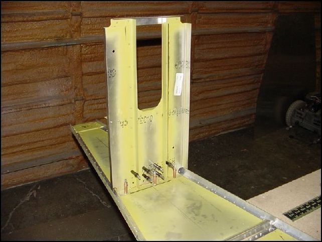 This is just another image showing the front of the HT frame clecoed in place.