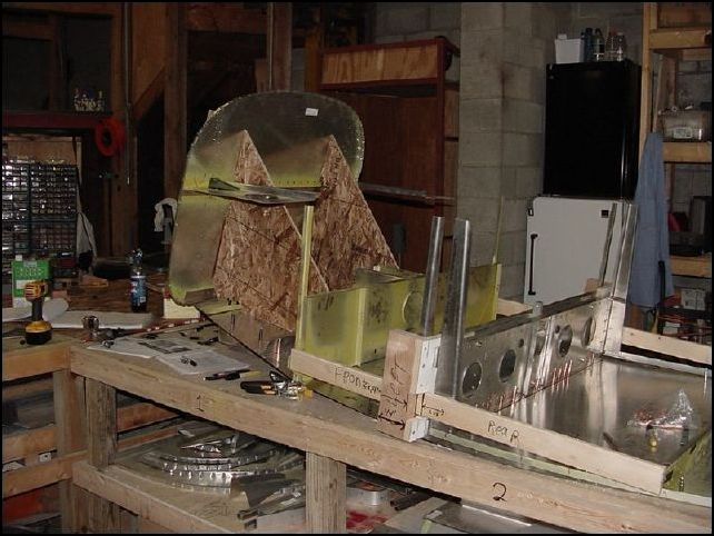 another image of the firewall to the front bottom skin.