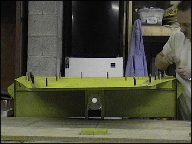 Rivet cabin floor assembly together.  All rivets are from the bottom.  DO NOT rivet the longerons yet, I riveted mine and found later that I had to drill them back out to install the longeron doubler.  oops again.