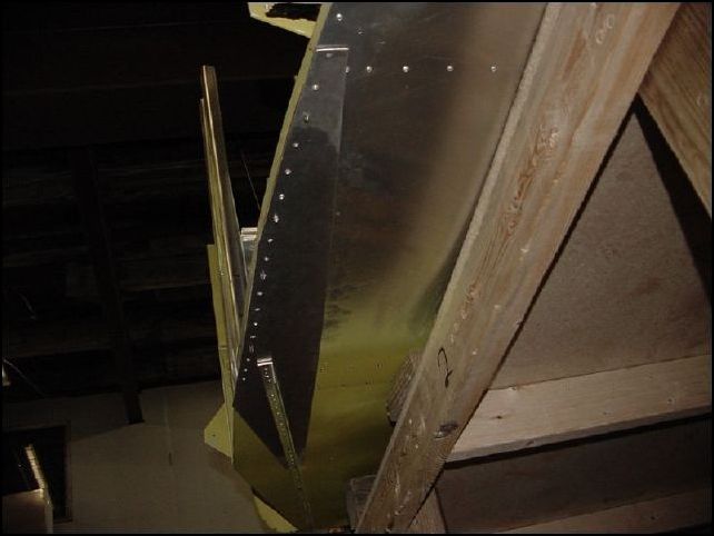 This image shows the location of the rear of the lower longeron doubler.