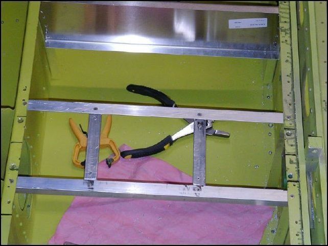 I redesigned the center seat channel because I am going to install a fuel selector that did not fit in the center channel that came with the kit.  I do not recommend that you do this, however I wanted to put the pictures of what I did here just to keep a complete record of how this aircraft is constructed.