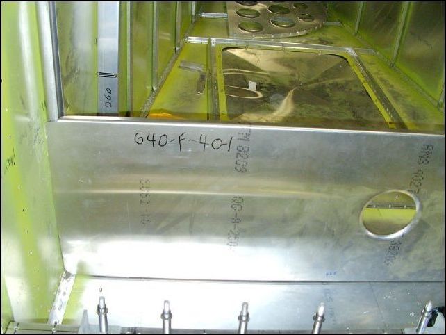 Another image showing the rear seat front support.