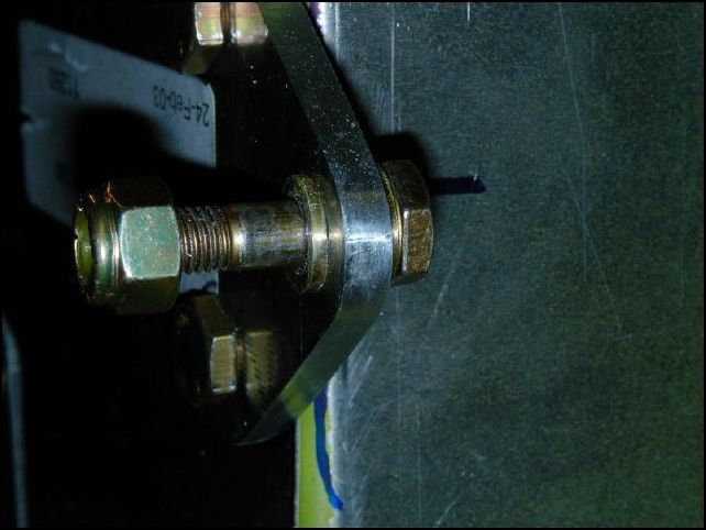 The IPL said not to bolt the horizontal tail attachments to the fuselage, but since I want to rivet my bulkheads and skins I wanted to bolt this at this time.  So I installed the bushings in the brackets and did a test fit of the wing.  Everything lined up perfectly so I have bolted the attachments to the fuselage with 3 AN4 bolts.