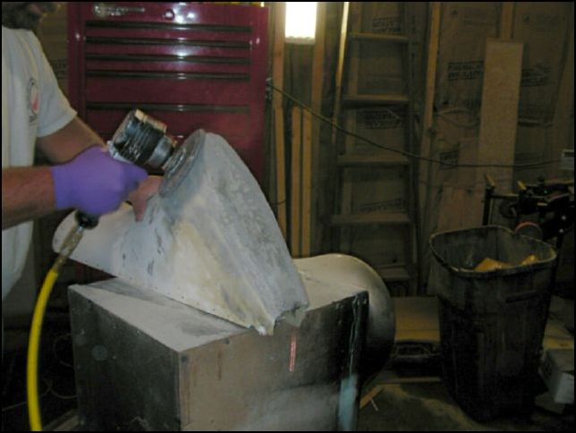 sand fiberglass filler