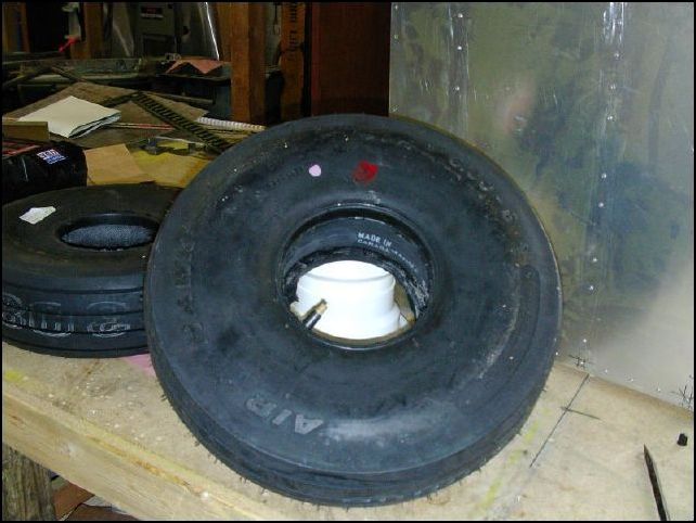 Inflate tube slightly so that the tube now fits the tire.