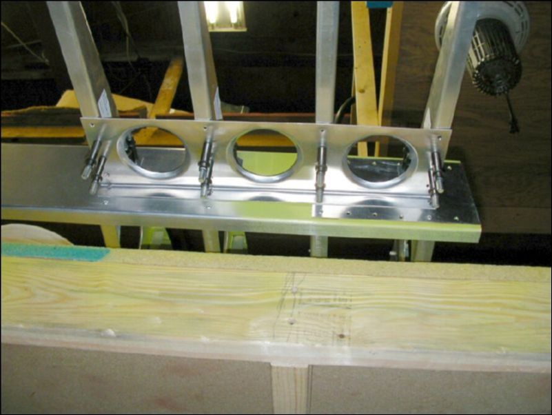 Drill and cleco the riblet support to riblet 1 to 4.