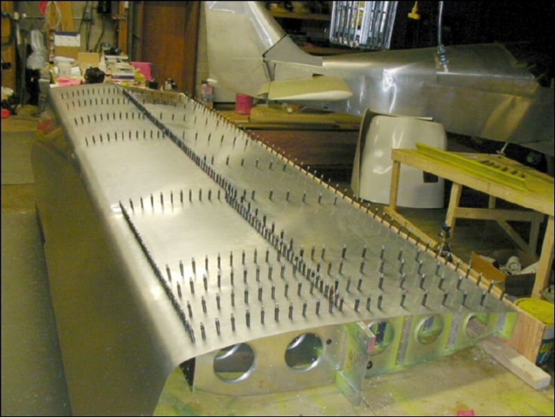 Drill and cleco all bottom skins