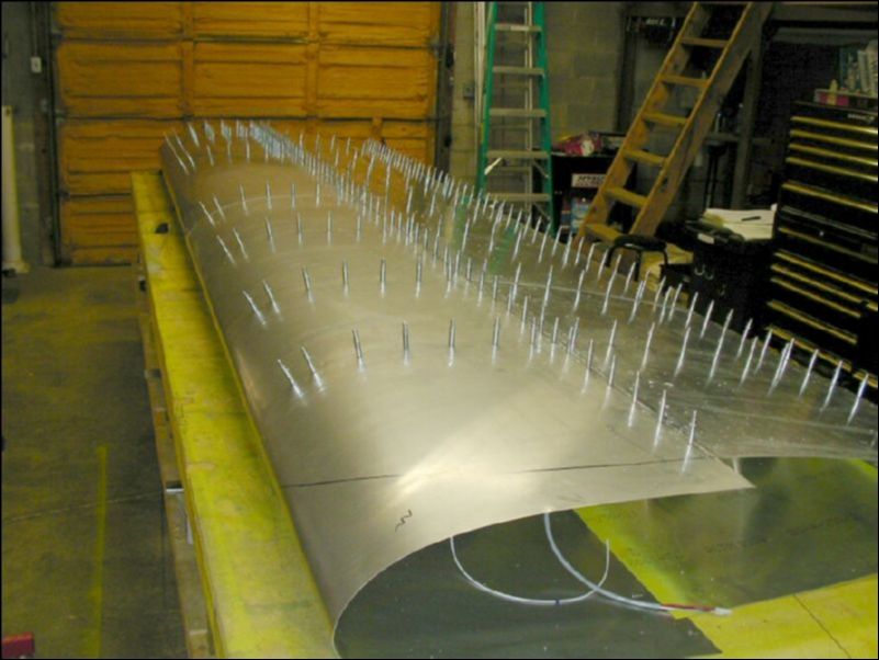 Drill and cleco front skins.